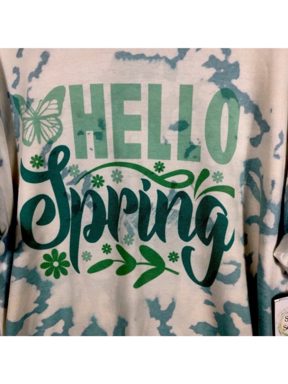 Glidan Womens Shirt Hello Spring Size Extra Large T Shirt - Picture 2 of 9